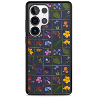 Grille de fleurs sauvages