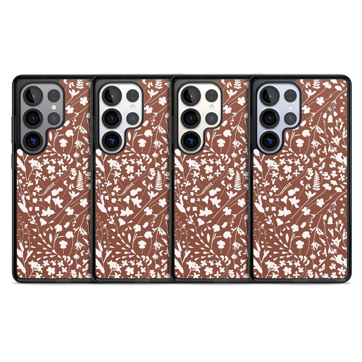 Bouquet de fleurs sauvages sur terre cuite