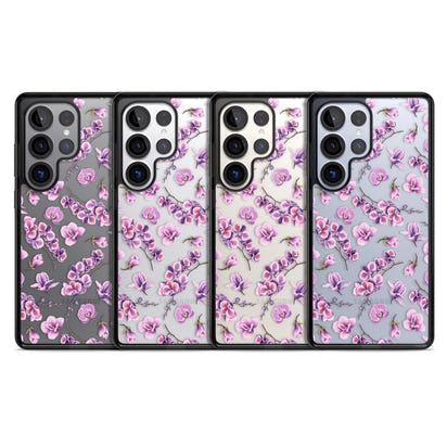 Purple Orchids Floral