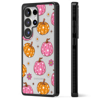 Motif de citrouilles Fleurs et Étoiles