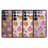 Motif de citrouilles Fleurs et Étoiles