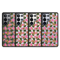 Wavy Butterfly Checked Pattern