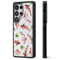 Aquarelle de poissons koi