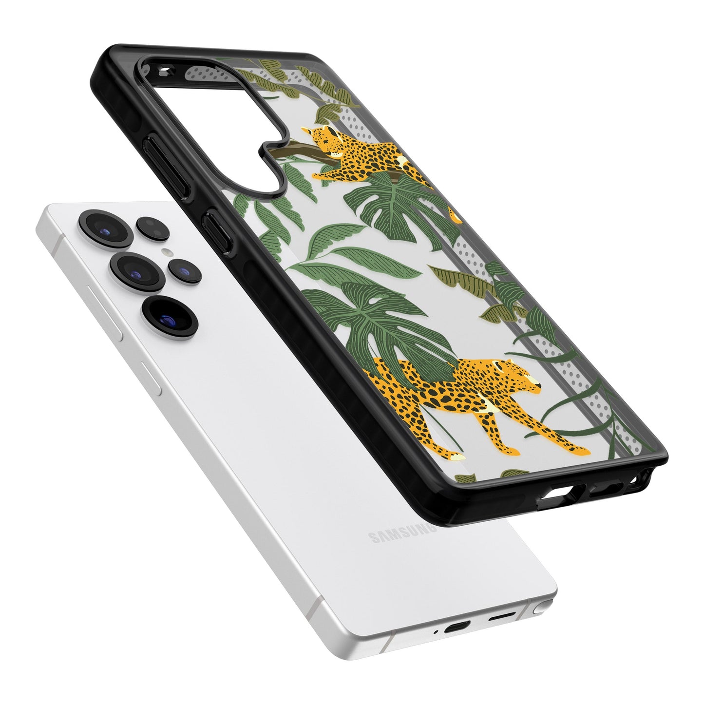 Motif chat de la jungle