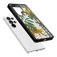 Motif chat de la jungle