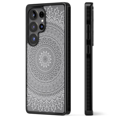 Intricate White Mandala