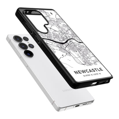 Stadtplan von Newcastle