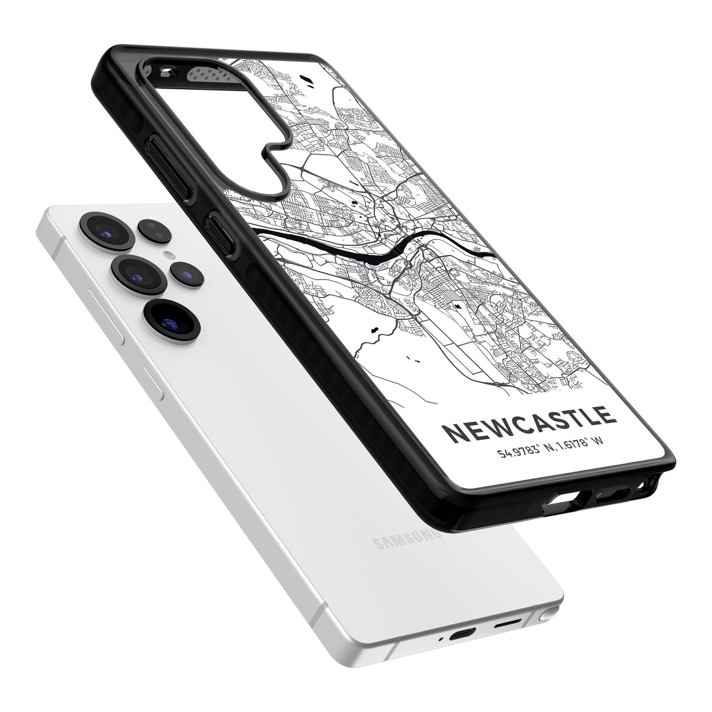 Stadtplan von Newcastle