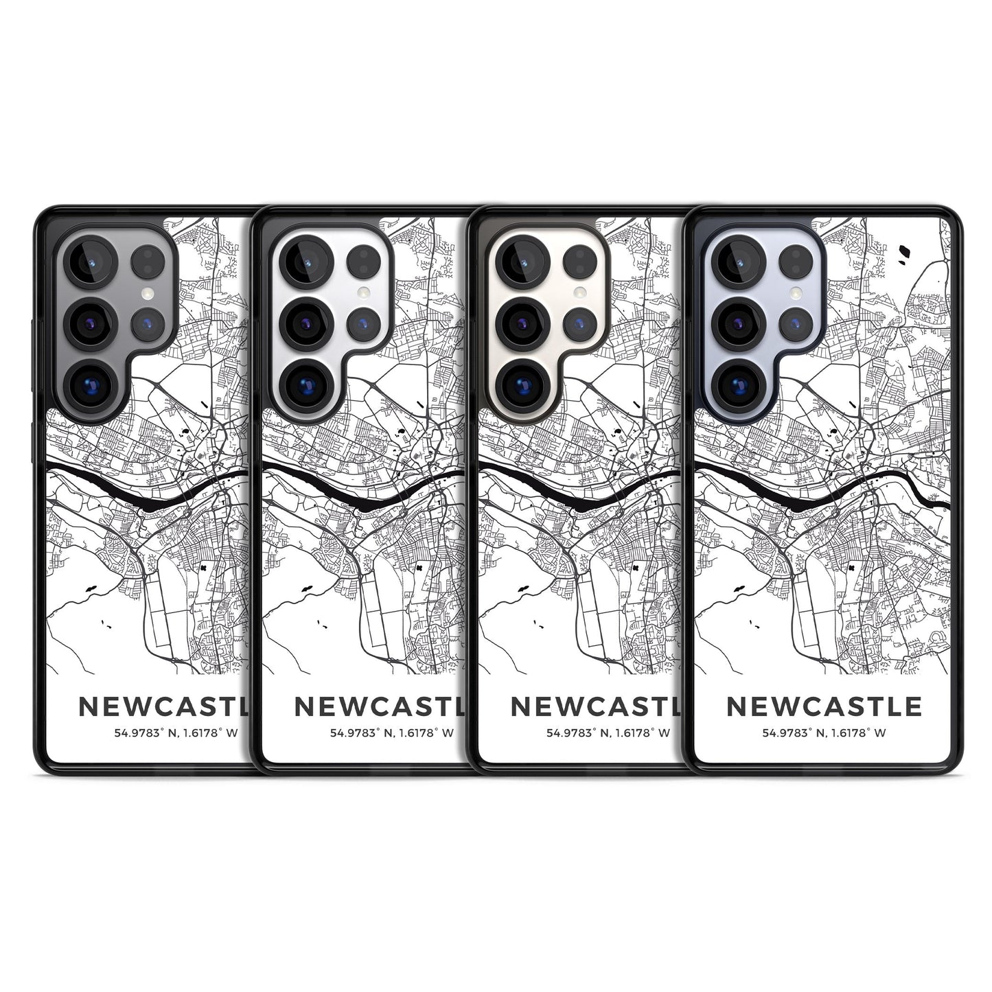 Stadtplan von Newcastle