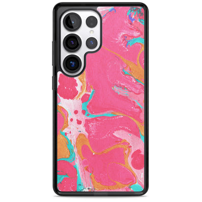 Vibrant Marbled Paper