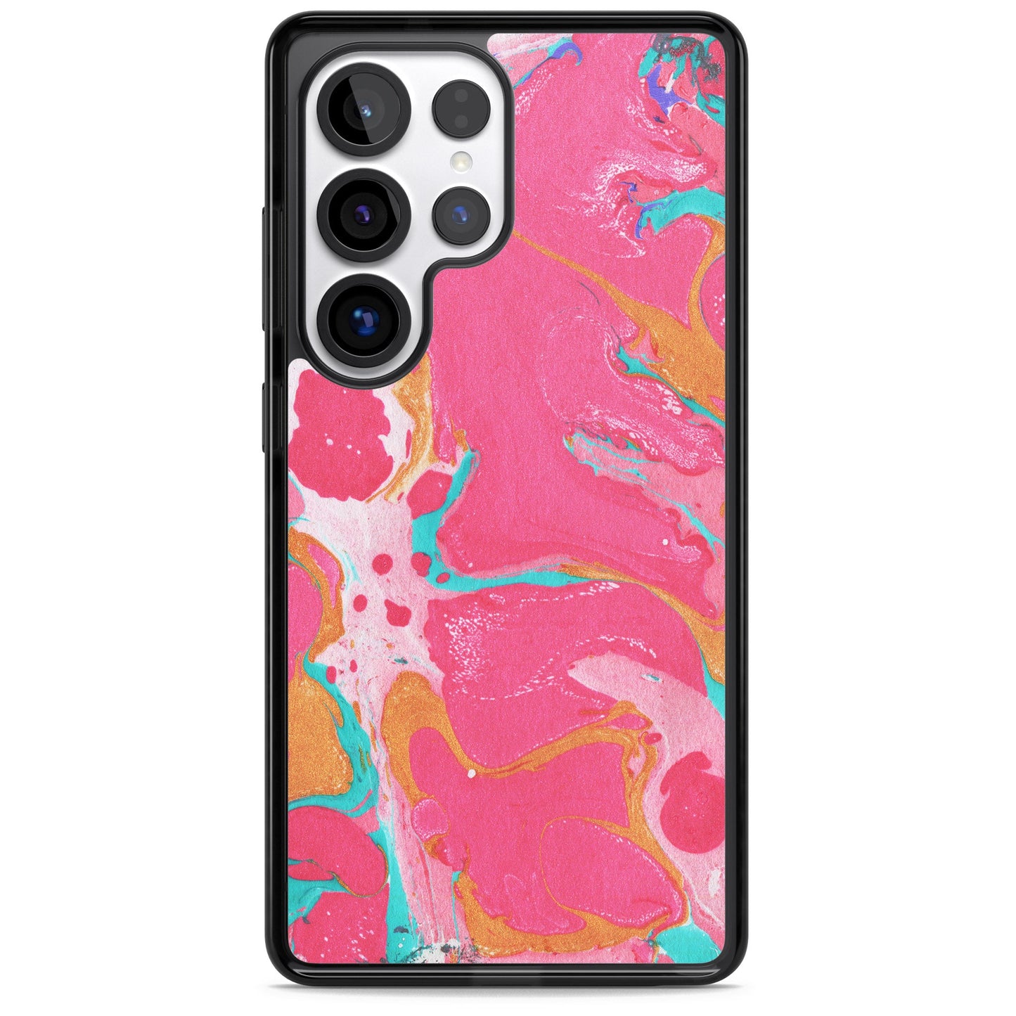 Vibrant Marbled Paper