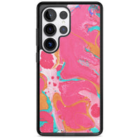 Vibrant Marbled Paper