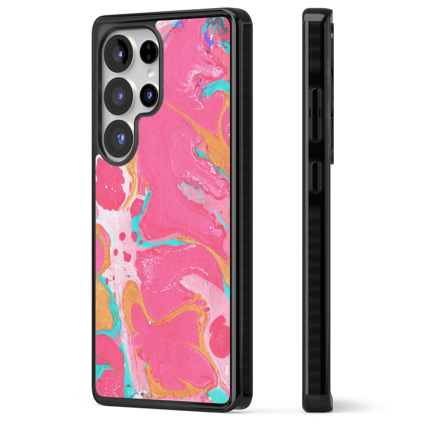 Vibrant Marbled Paper