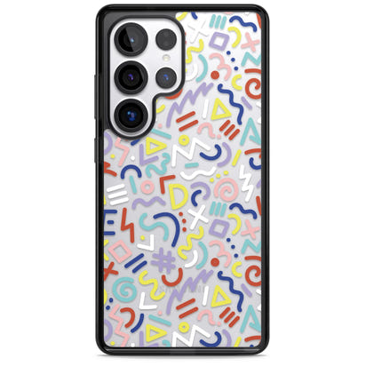 Motif rétro coloré