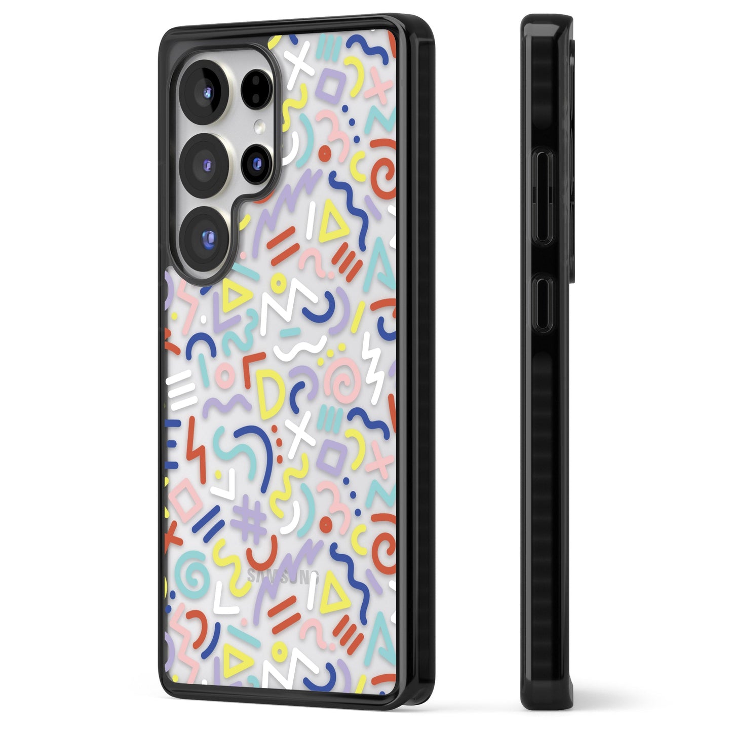 Motif rétro coloré