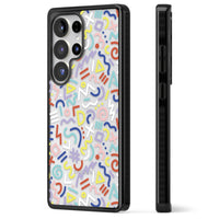 Motif rétro coloré