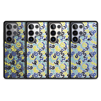 Blue & Yellow Memphis Retro