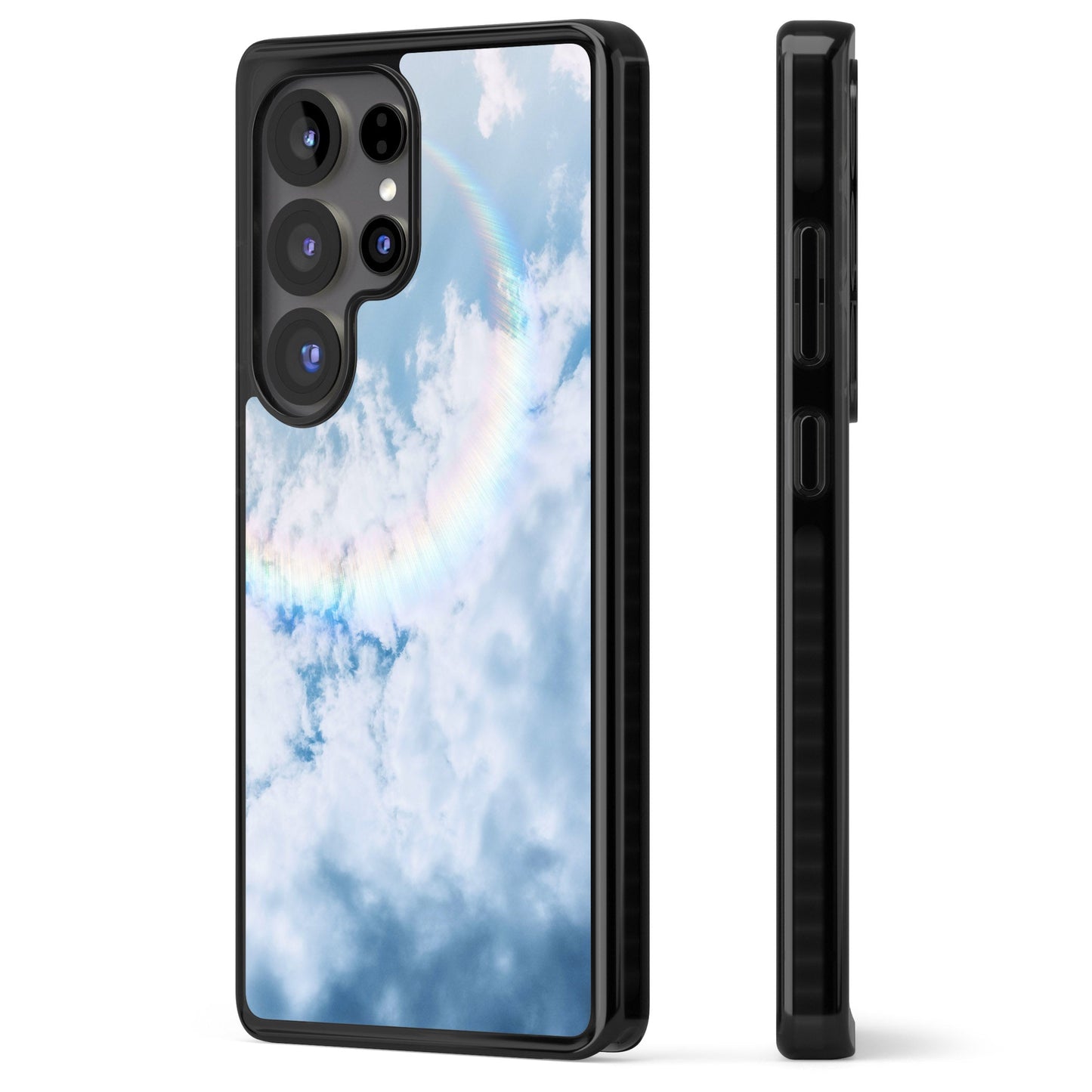 Pastellfarbener Regenbogenhimmel