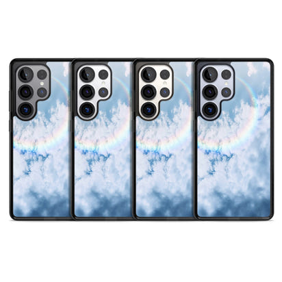 Pastellfarbener Regenbogenhimmel