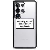 Literally Don'T Care