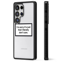 Literally Don'T Care