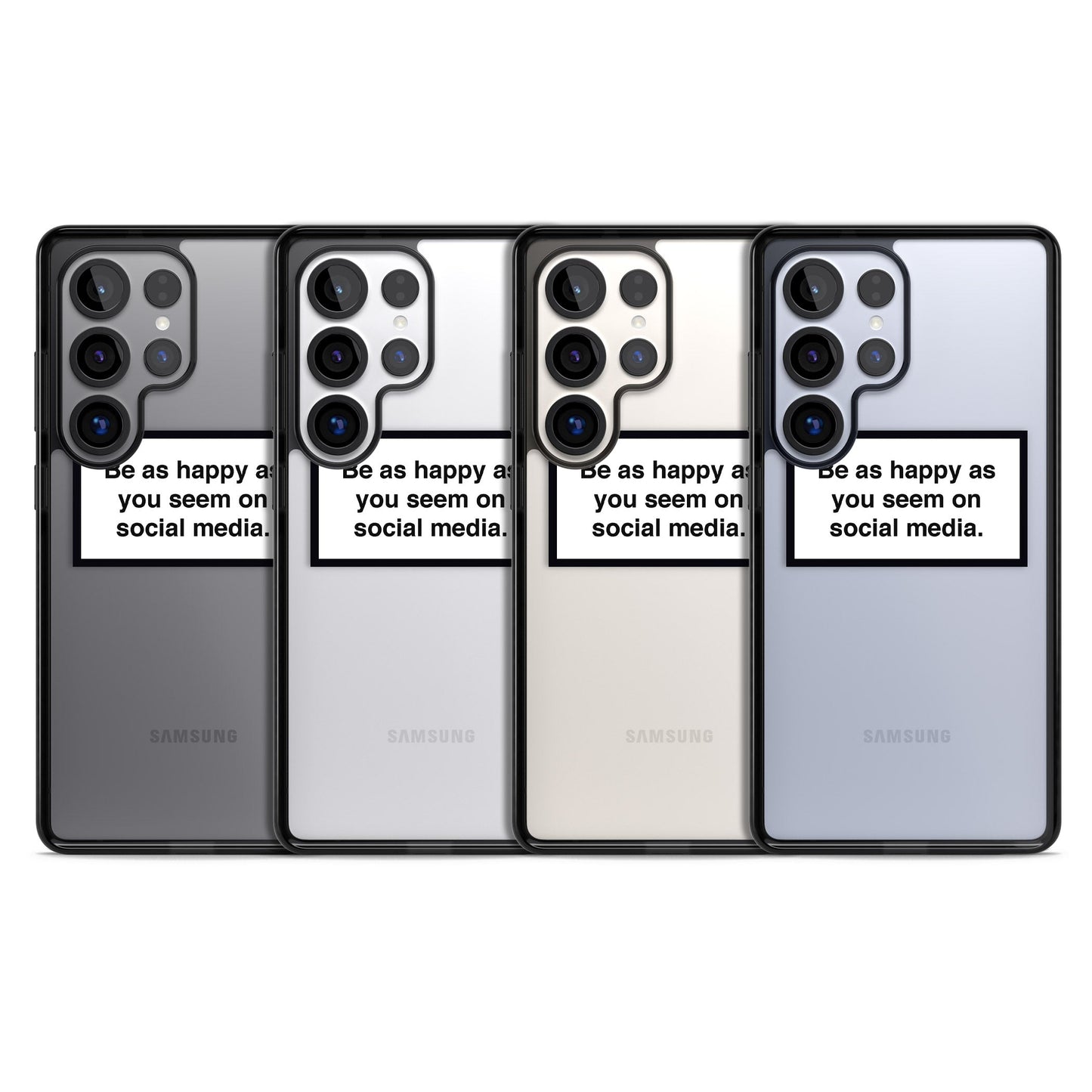 Heureux sur les réseaux sociaux