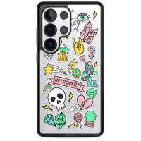 Autocollant introverti