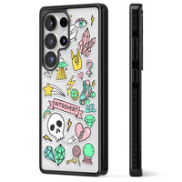 Autocollant introverti