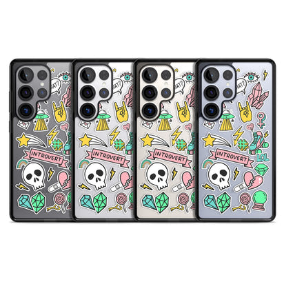 Autocollant introverti