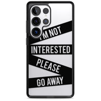 Not Interested Warning