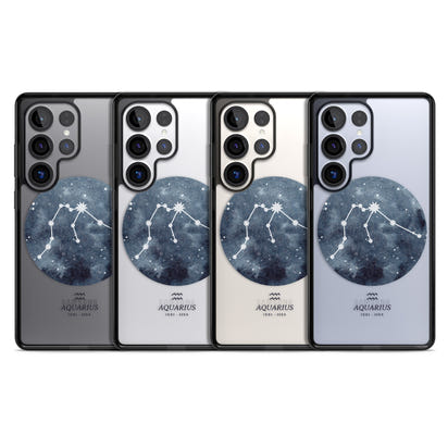 Aquarius Zodiac Blue