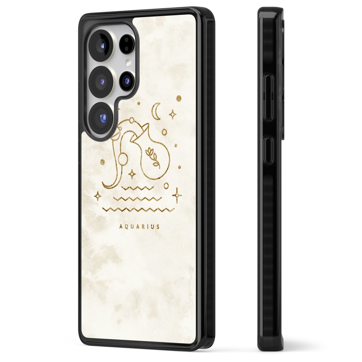 Goldenes Emblem des Wassermanns