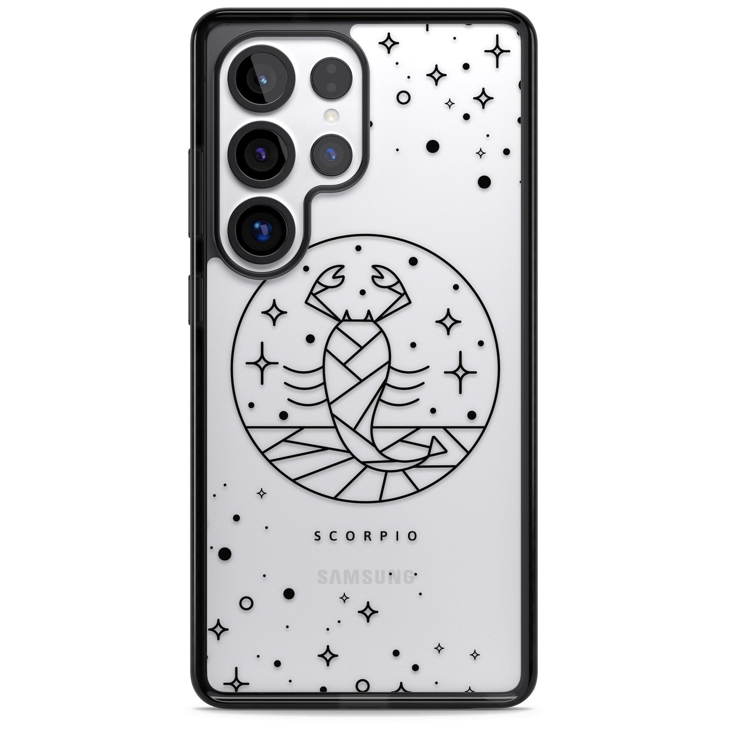 Emblème du Scorpion - Design Cosmique