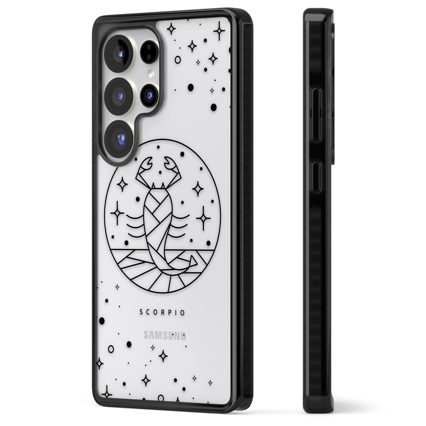 Emblème du Scorpion - Design Cosmique